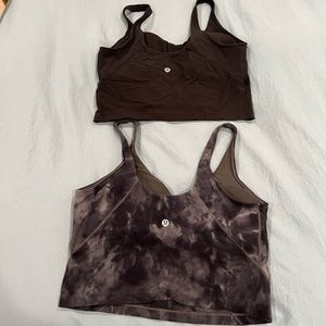 Lululemon align tanks size 8. $40 for two. Originally $68 each.